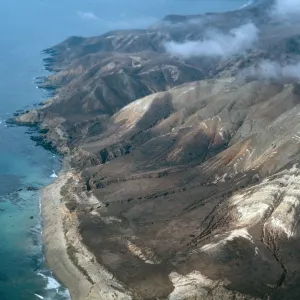 Southwest corner of island, just North of Near Point, Santa Cruz Island
