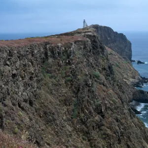 East Anancapa Island--lighthouse & S bluffs