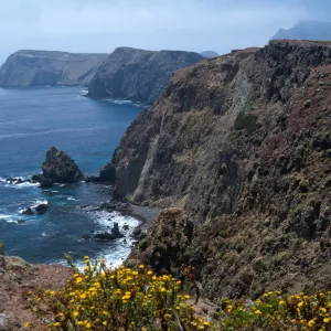 East Anancapa Island--bluffs on S side