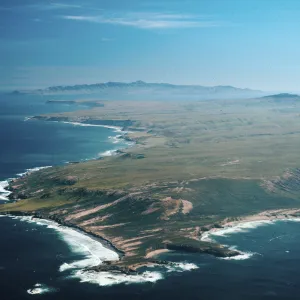 W end, Santa Rosa Island, Santa Cruz Island in background