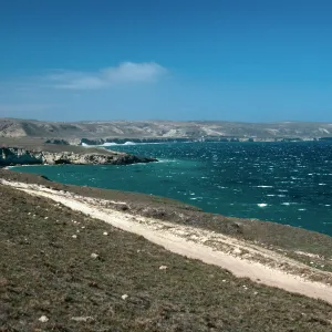 Beechers Bay from Torrey Pines, Santa Rosa Island