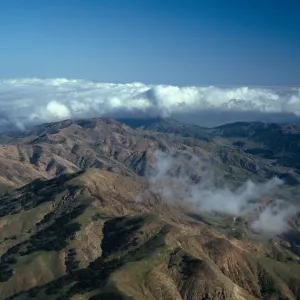 North ridge & Central Valley from Picacho vicinity, Santa Cruz Island