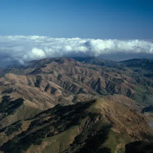 North ridge & Central Valley from Picacho vicinity, Santa Cruz Island