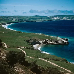 Beechers Bay with Drift Δ in foreground, Santa Rosa Island