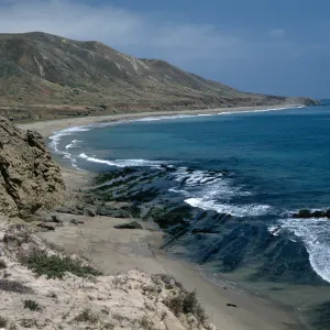 low tide, Pozo Beach, Santa Cruz Island