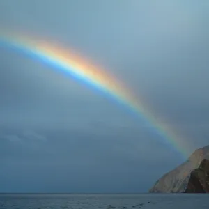 rainbow, near Empire Landing, Santa Cruz Island