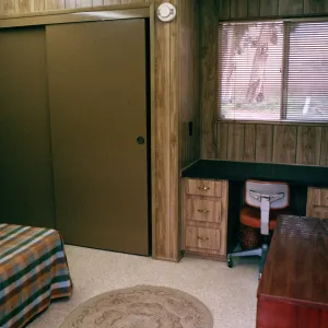 room in trailers, field station, Santa Cruz Island