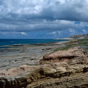 Coastline near balloon launch building, San Nicolas Island