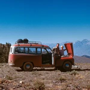 Volvo at top of Silver Canyon