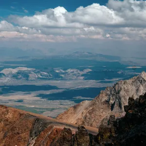 Southeast toward Mono Craters and Great Basin, near summit of Mt. Dana